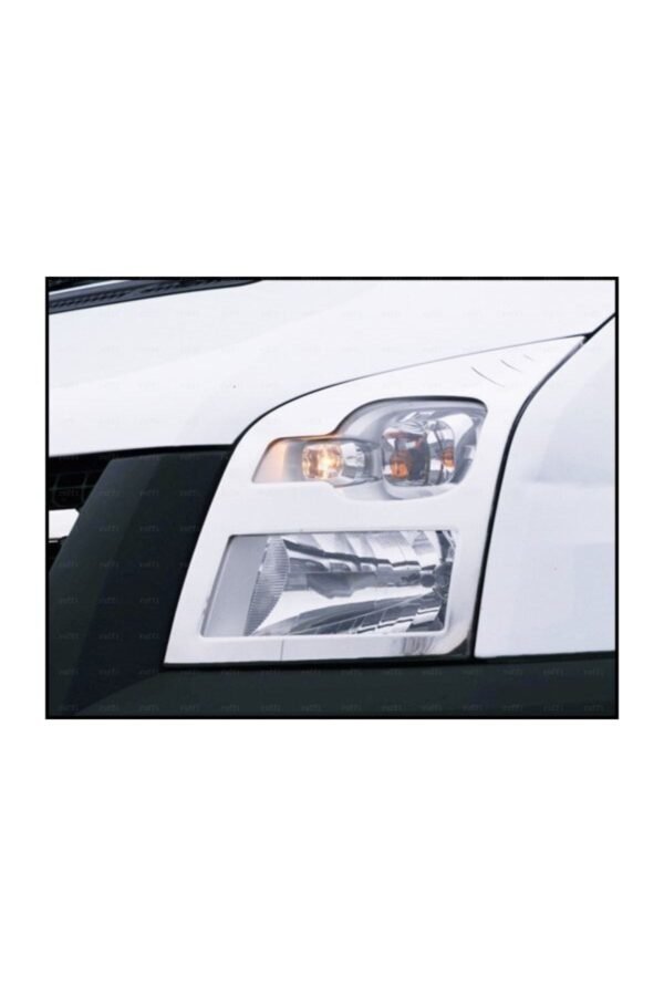Ford Transit Uyumlu Krom Far Çerçevesi 2 Parça 2006-2014 Paslanmaz Çelik - Görsel 2
