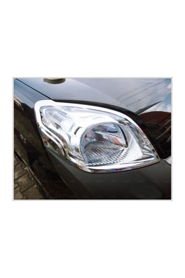 Peugeot Bipper Krom Far Çerçeve 2 Parça 2008 Üzeri Paslanmaz Çelik - Görsel 2