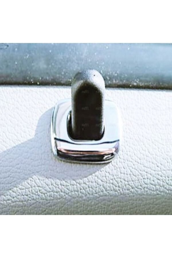 Dacia Logan Mcv Krom Iç Kilit Buton Çerçeve 4 Parça 2005-2013 Paslanmaz Çelik - Görsel 2