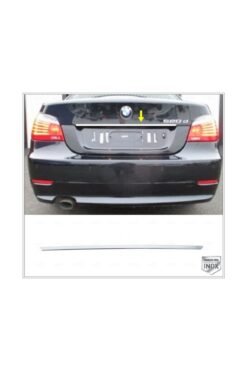 Alternative view of Bmw 3 Series E60 E61 Krom Bagaj Çıtası 2001-2010 Arası Paslanmaz Çelik Uyumlu