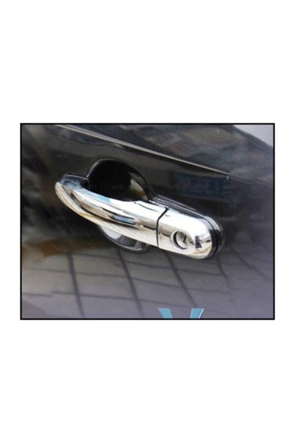 Kia Sportage Krom Kapı Kolu 4 Kapı 2004-2010 Arası Paslanmaz Çelik Çift Delik - Görsel 2