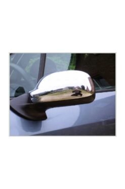 Alternative view of Peugeot 407 Krom Ayna Kapağı 2 Prç. 2004-2010 Paslanmaz Çelik