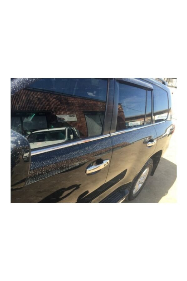 Toyota Land Cruiser 200 Krom Cam Çıtası 6 Prç. 2007 Ve Üzeri Paslanmaz Çelik - Görsel 2