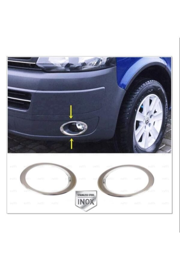 Vw T5 Transporter Krom Sis Çerçevesi 2 Prç 2010-2015 P.çelik - Görsel 2