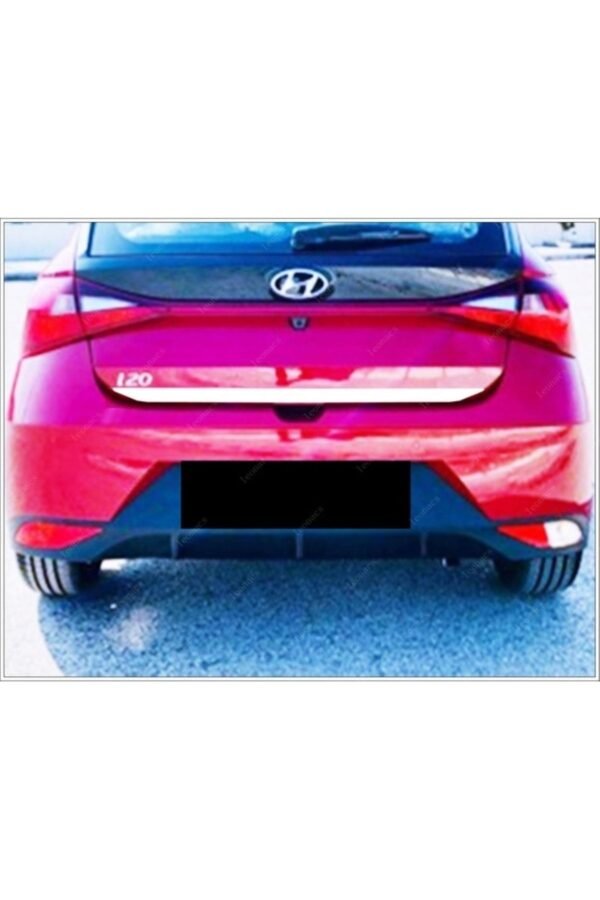 Hyundai I20 Krom Bagaj Alt Çıtası 2020 Ve Üzeri Paslanmaz Çelik Uyumlu - Görsel 3