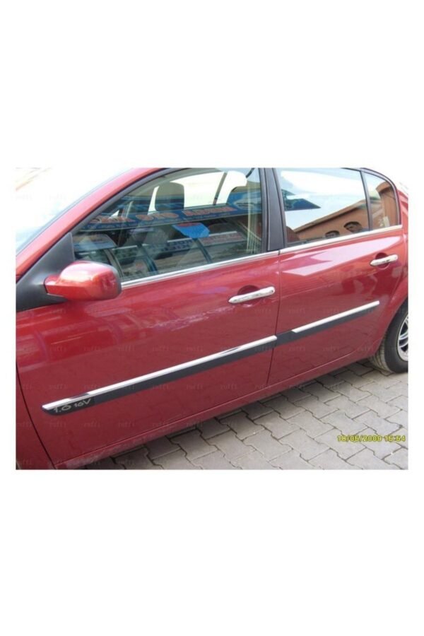 Renault Megane 2 Krom Yan Kapı Çıtası 4 Kapı 2004-2006 Arası P.çelik Uyumlu - Görsel 2