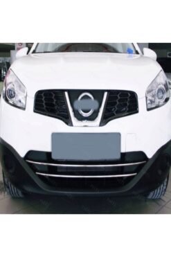 Alternative view of Nissan Qashqai J10 Krom Ön Panjur 2 Parça 2010-2014 P. Çelik