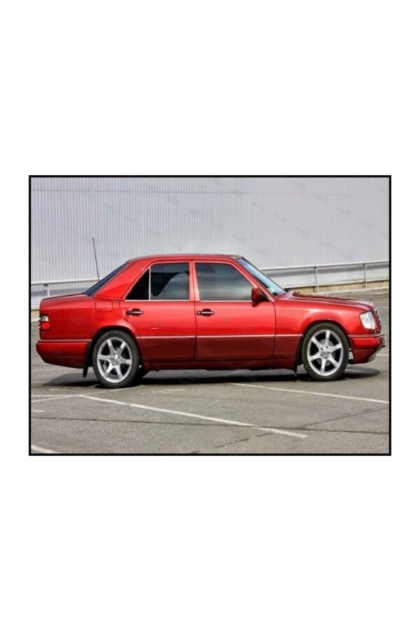 M. Benz E Klasse W124 Uyumlu Krom Cam Çıtası 4 Parça 1984-1995 Arası Paslanmaz Çelik - Görsel 2