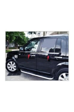 Alternative view of Land Rover Discovery 3 Krom Cam Çıtası 4 Parça 2004-2009 Arası Paslanmaz Çelik