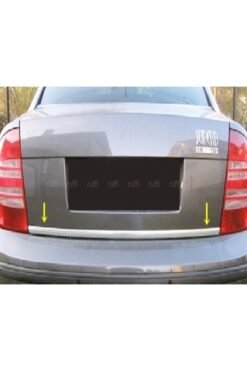 Alternative view of Skoda Superb Krom Bagaj Alt Çıtası 2001-2008 Arası Paslanmaz Çelik