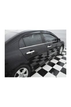 Alternative view of Honda Civic Krom Cam Çıtası 6 Parça 2005-2011 Arası Paslanmaz Çelik