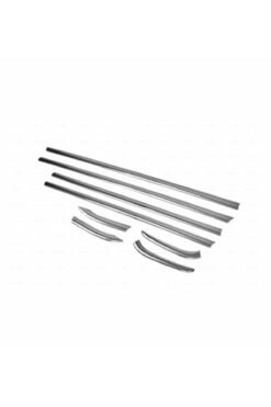 Alternative view of Ford Fiesta Krom Cam Çıtası 8 Prç. 2009-2017 Arası P.çelik