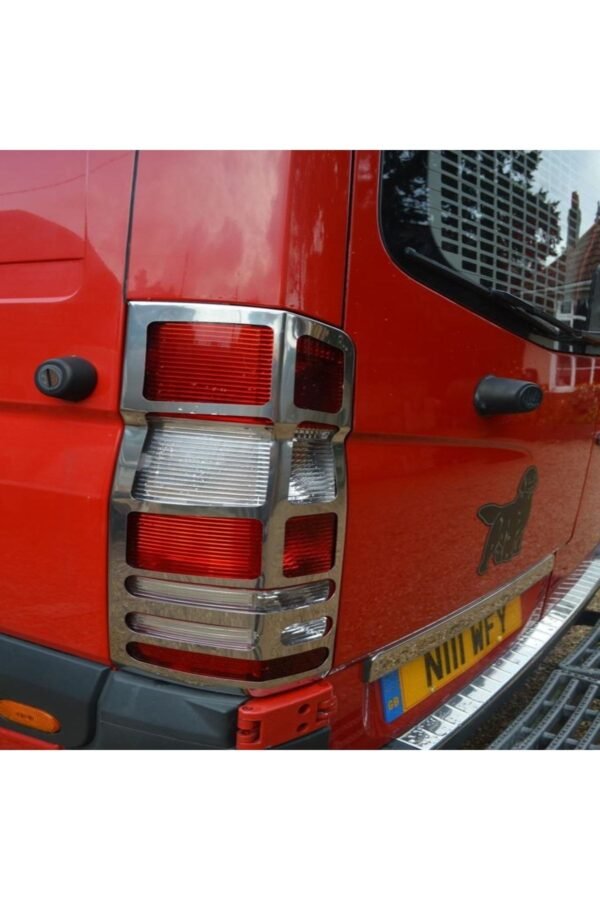 Mercedes Sprinter W906 Krom Stop Çerçeve 2 Parça 2006-2018 Arası Paslanmaz Çelik - Görsel 3