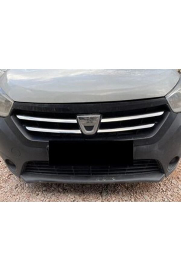 Dacia Dokker Krom Ön Panjur 4 Prç. 2012-2017 Arası Paslanmaz Çelik - Görsel 3
