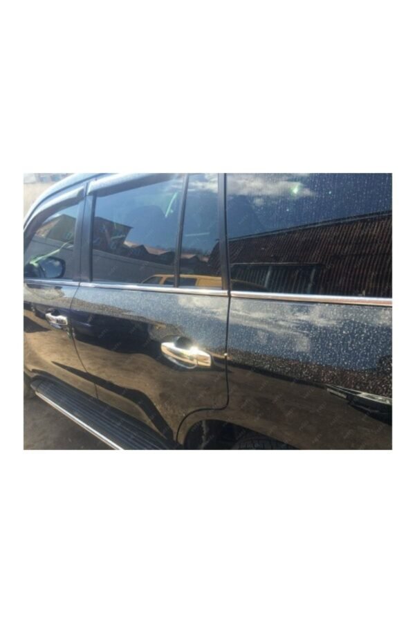 Toyota Land Cruiser 200 Krom Cam Çıtası 6 Prç. 2007 Ve Üzeri Paslanmaz Çelik - Görsel 3