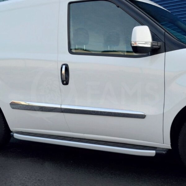 Fiat Doblo MK 2 Krom Yan Kapı Çıtası 4 Kapı 2010 - 2022 arası P. Çelik - Görsel 4