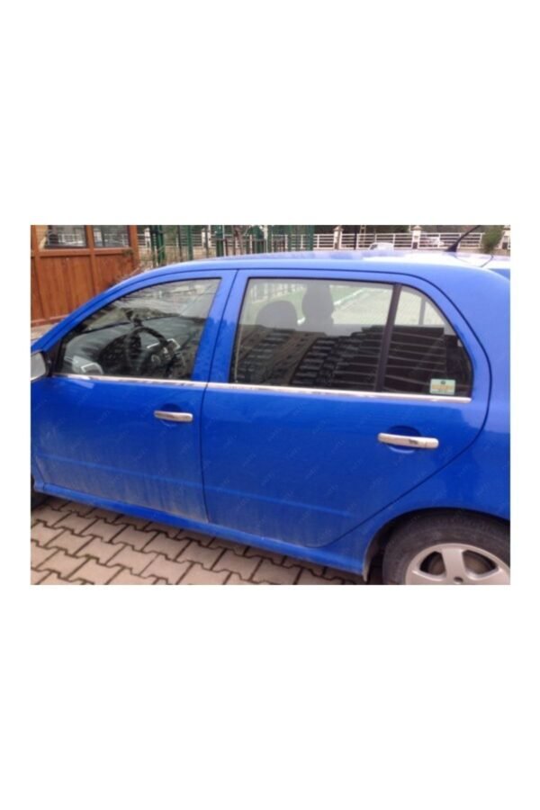 Skoda Fabia Sedan Krom Cam Çıtası 4 Prç. 1999-2008 Arası Paslanmaz Çelik - Görsel 4