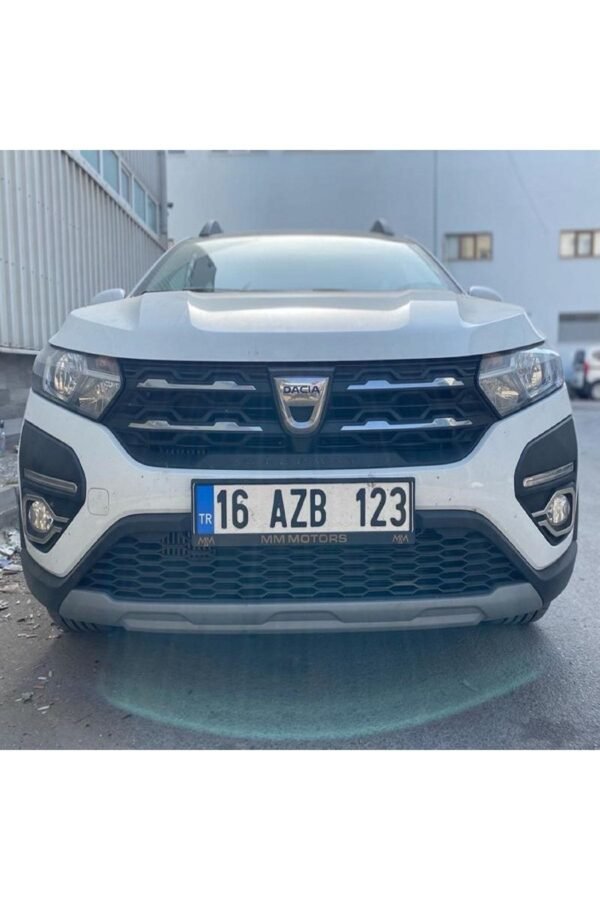 Dacia Sandero Krom Sis Çerçevesi 2 Parça 2020> Paslanmaz Çelik - Görsel 4