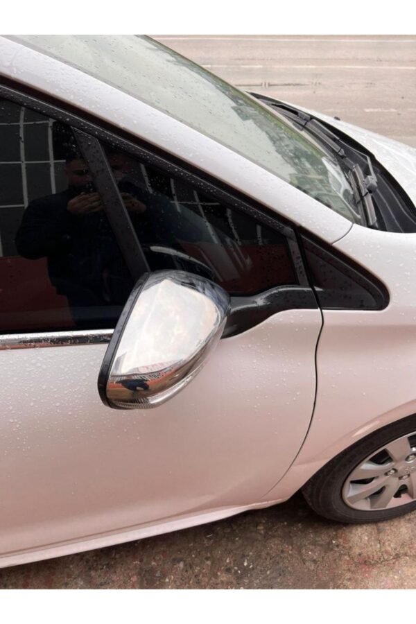 Peugeot 2008 Krom Ayna Kapağı 2 Parça 2013-2018 Arası Paslanmaz Çelik - Görsel 5