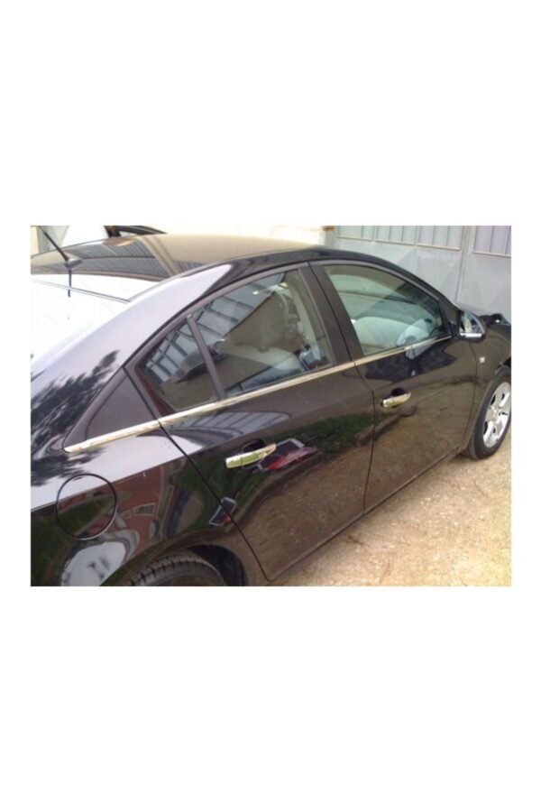 Chevrolet Cruze Sedan Krom Cam Çıtası 6 Parça 2009 Ve Üzeri Paslanmaz Çelik - Görsel 6