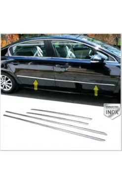 Alternative view of Peugeot 508 Krom Yan Kapı Çıtası 4 Kapı 2010-2018 Arası P.çelik