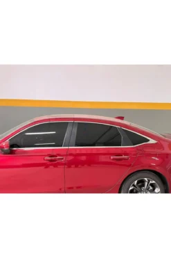 Alternative view of Honda Civic Uyumlu FE 2021> Cam Çıtası 8 Parça Paslanmaz Çelik
