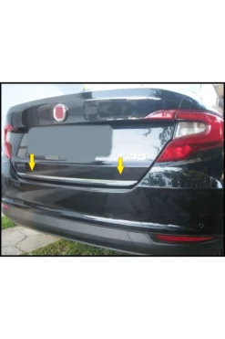 Alternative view of Fiat Egea Tipo Krom Bagaj Alt Çıtası 2015 Üzeri Paslanmaz Çelik (sedan)