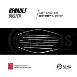 Alternative view of Renault Duster 2024 üzeri Krom Cam Çıta Seti 10 parça P.Çelik