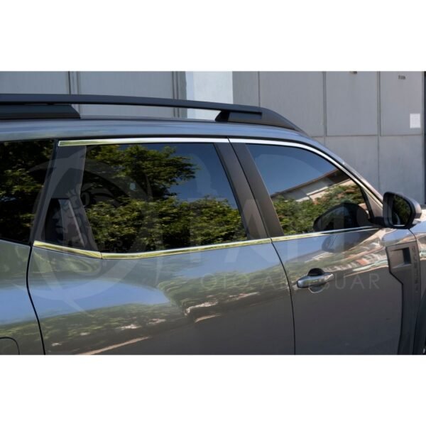 Renault Duster 2024 üzeri Krom Cam Çıta Seti 10 parça P.Çelik - Görsel 4