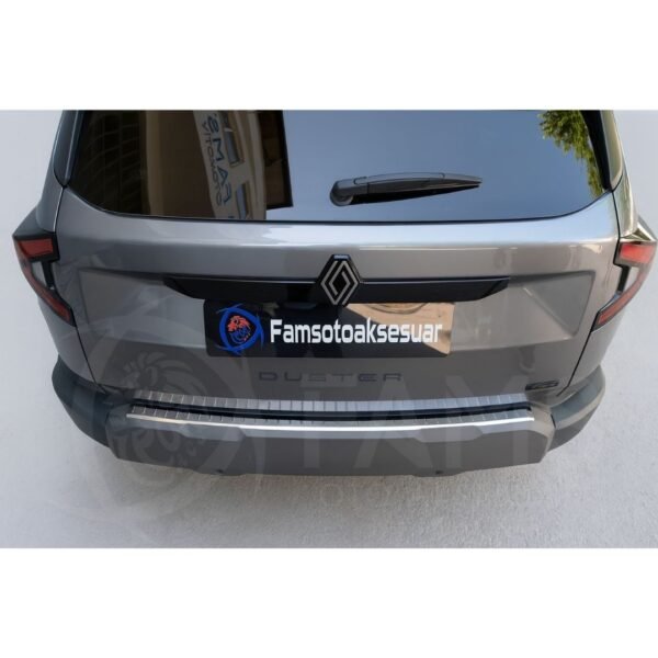 Renault Dacia Duster 2024 Krom Arka Tampon Koruma Paslanmaz Çelik - Görsel 5