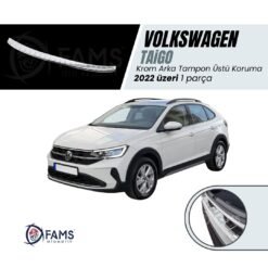Volkswagen Taigo Krom Arka Tampon Koruyucu