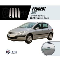 Peugeot 307 Krom Kapı Kolu 4 Kapı 2000 Üzeri P. Çelik