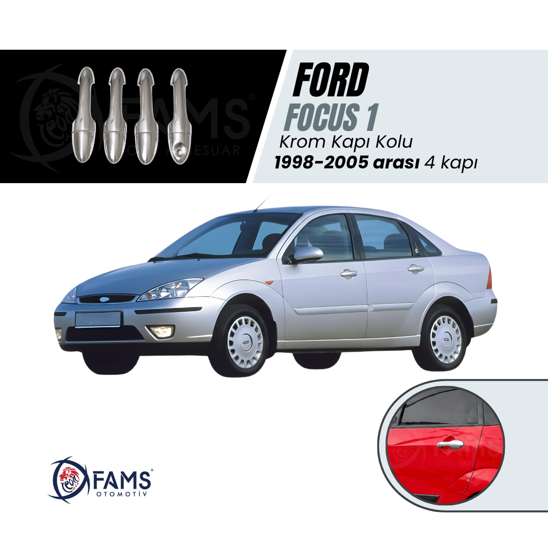 Ford Focus Krom Kapı Kolu