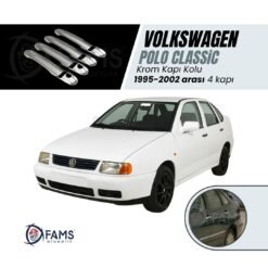 Vw Polo Classic Krom Kapı Kolu 4 Kapı 1995-2002 Paslanmaz Çelik (ÇİFT DELİK)