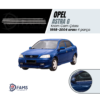 Opel Astra Krom Cam Çıtası