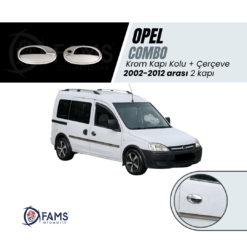 Alternative view of Opel Combo Krom Kapı Kolu+çerçeve 2 Kapı 2002-2012 P. Çelik