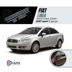 Fiat Linea Krom Cam Çıtası 8 Prç. 2007 Ve Üzeri P.çelik