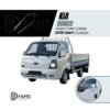 Kia Bongo Krom Cam Çıtası 2 Parça 2008> Paslanmaz Çelik