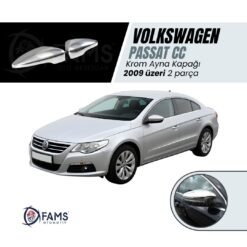 Vw Passat Cc Krom Ayna Kapağı 2 Prç. 2009 Üzeri P. Çelik