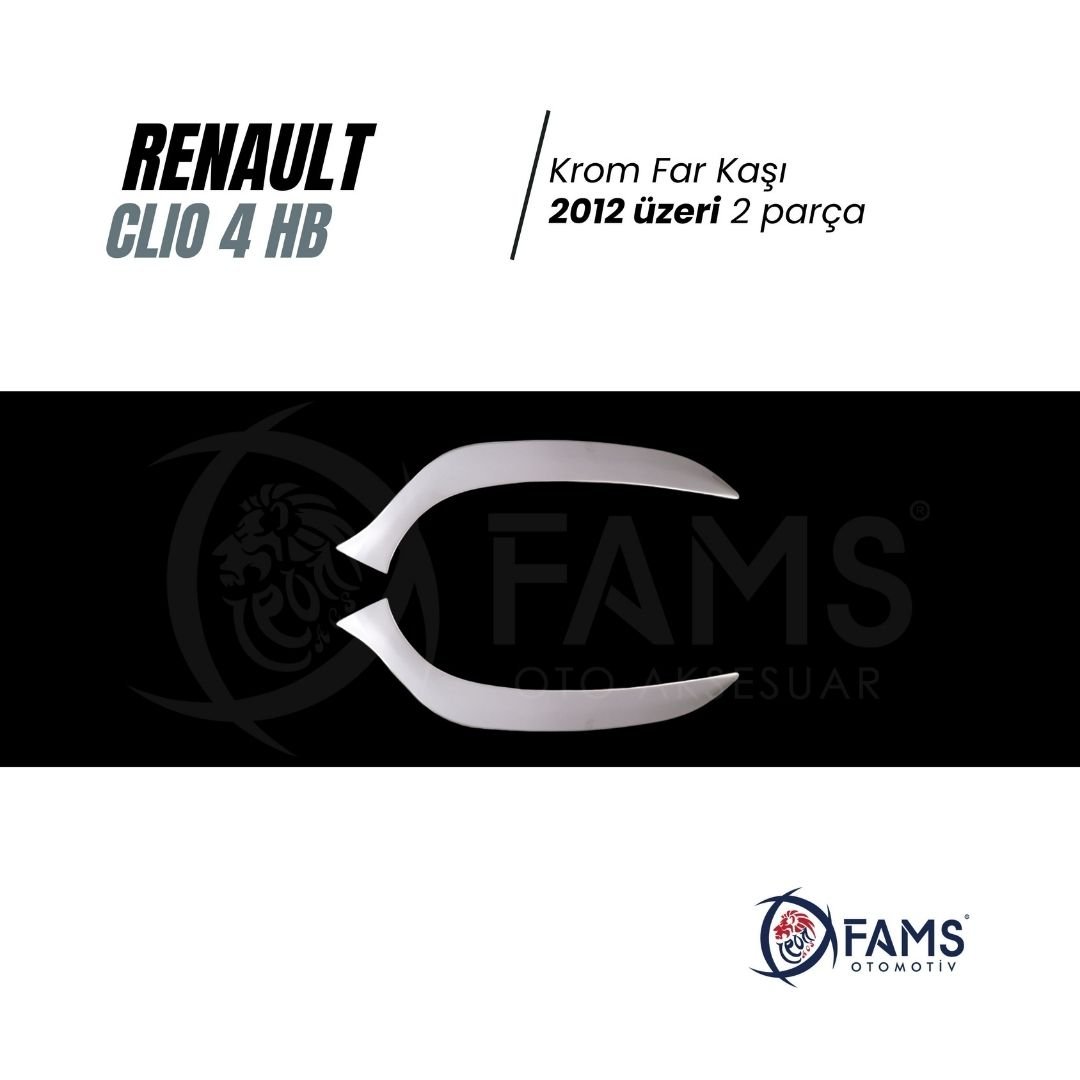 Renault Clio Krom Far / Stop Çerçevesi