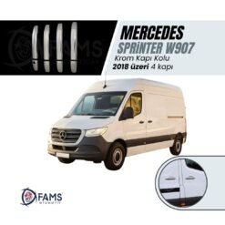 Mercedes Sprinter W907 Krom Kapı Kolu 4 Kapı 2018 Ve Üzeri Paslanmaz Çelik