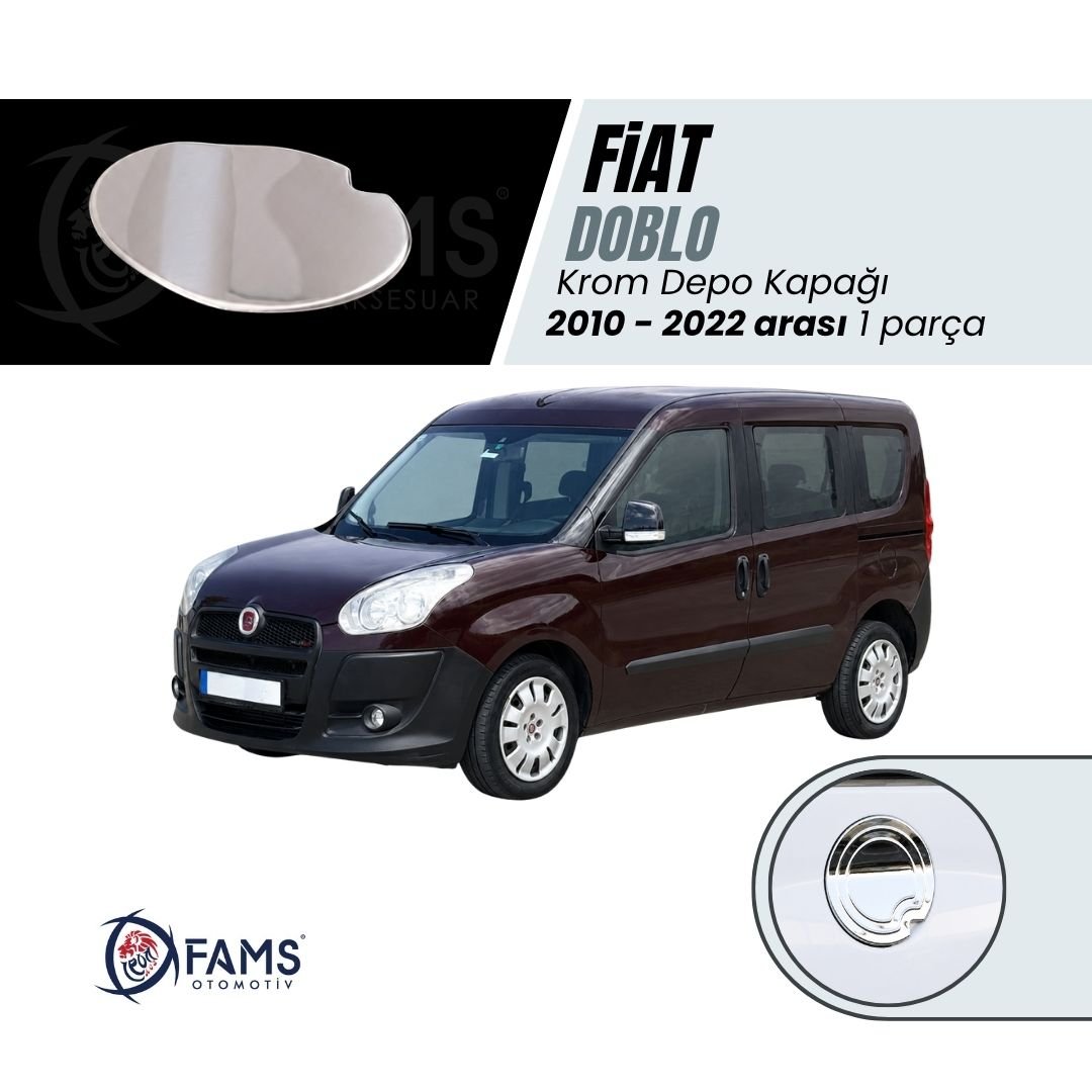 Fiat Doblo Krom Depo Kapağı