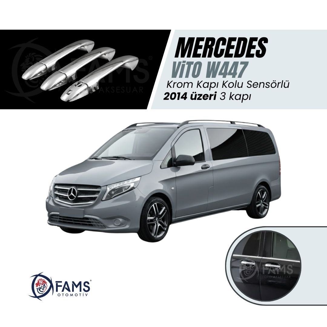 Mercedes Vito W447 Krom Kapı Kolu