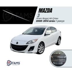 Mazda 3 Krom Bagaj Alt Çıtası