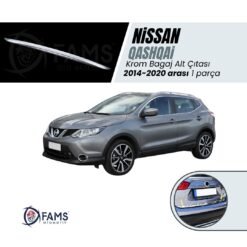 Nissan Qashqai Krom Bagaj Alt Çıtası