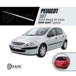 Peugeot 307 Krom Bagaj Alt Çıtası