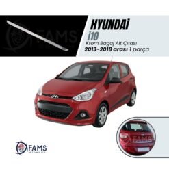 Hyundai İ10 Krom Bagaj Alt Çıtası