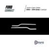 Ford Connect 2002-2014 Krom Cam Çıtası 2 Parça Paslanmaz Çelik Uyumlu - Görsel 2