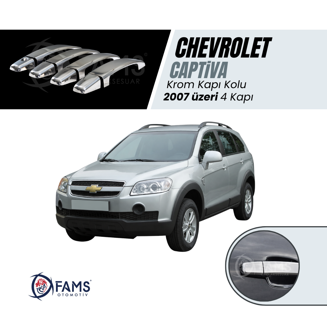 Chevrolet Captiva Krom Kapı Kolu