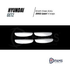 Alternative view of Hyundai Getz Krom Kapı Kolu 4 Kapı 2002 Üzeri P,çelik